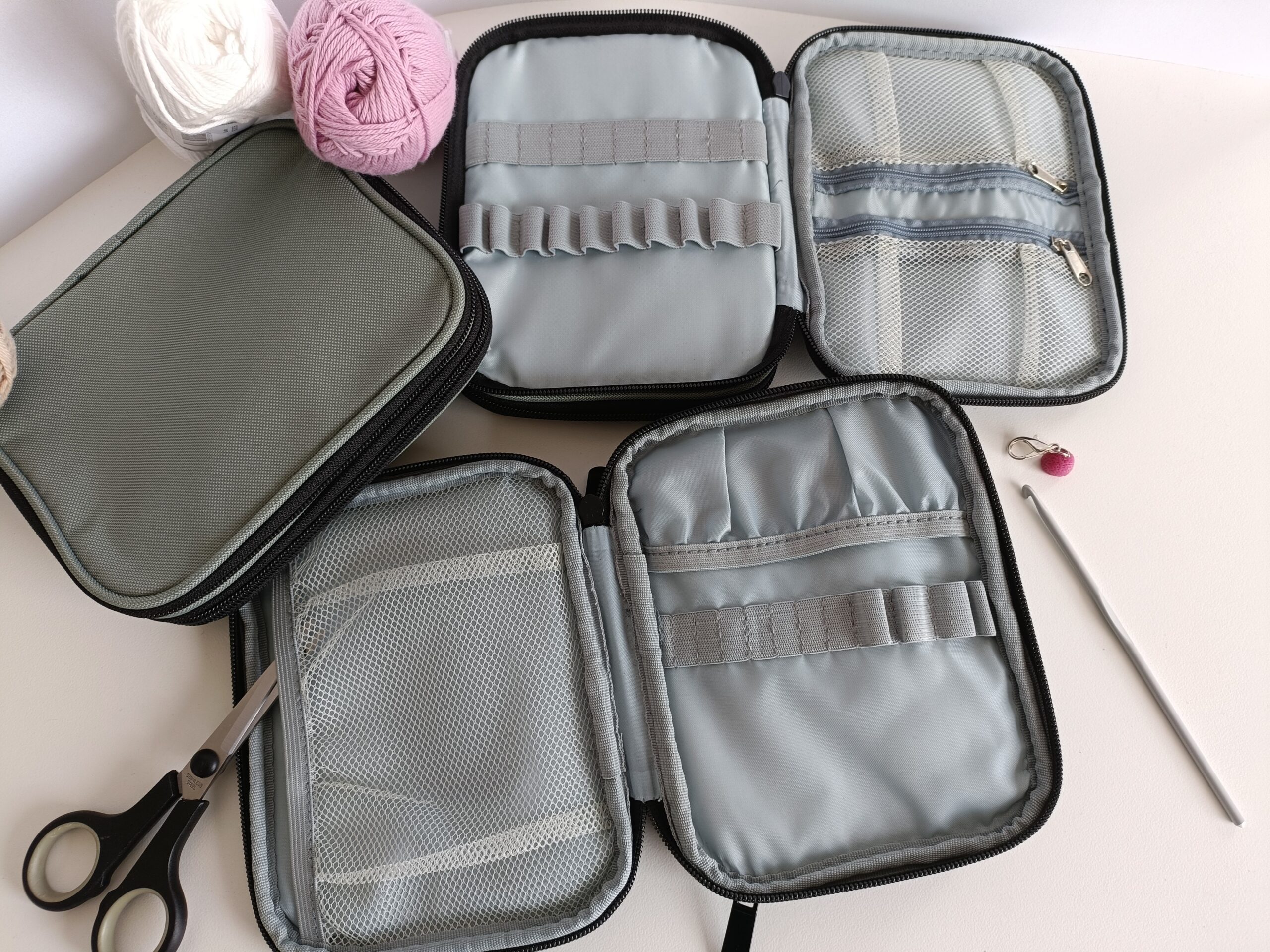Crochet accessories bag