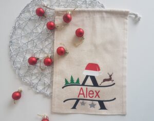 Personalised drawstring bag