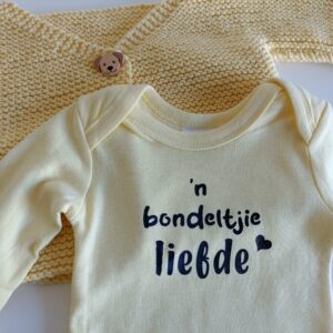 Baby onesie & cardigan set