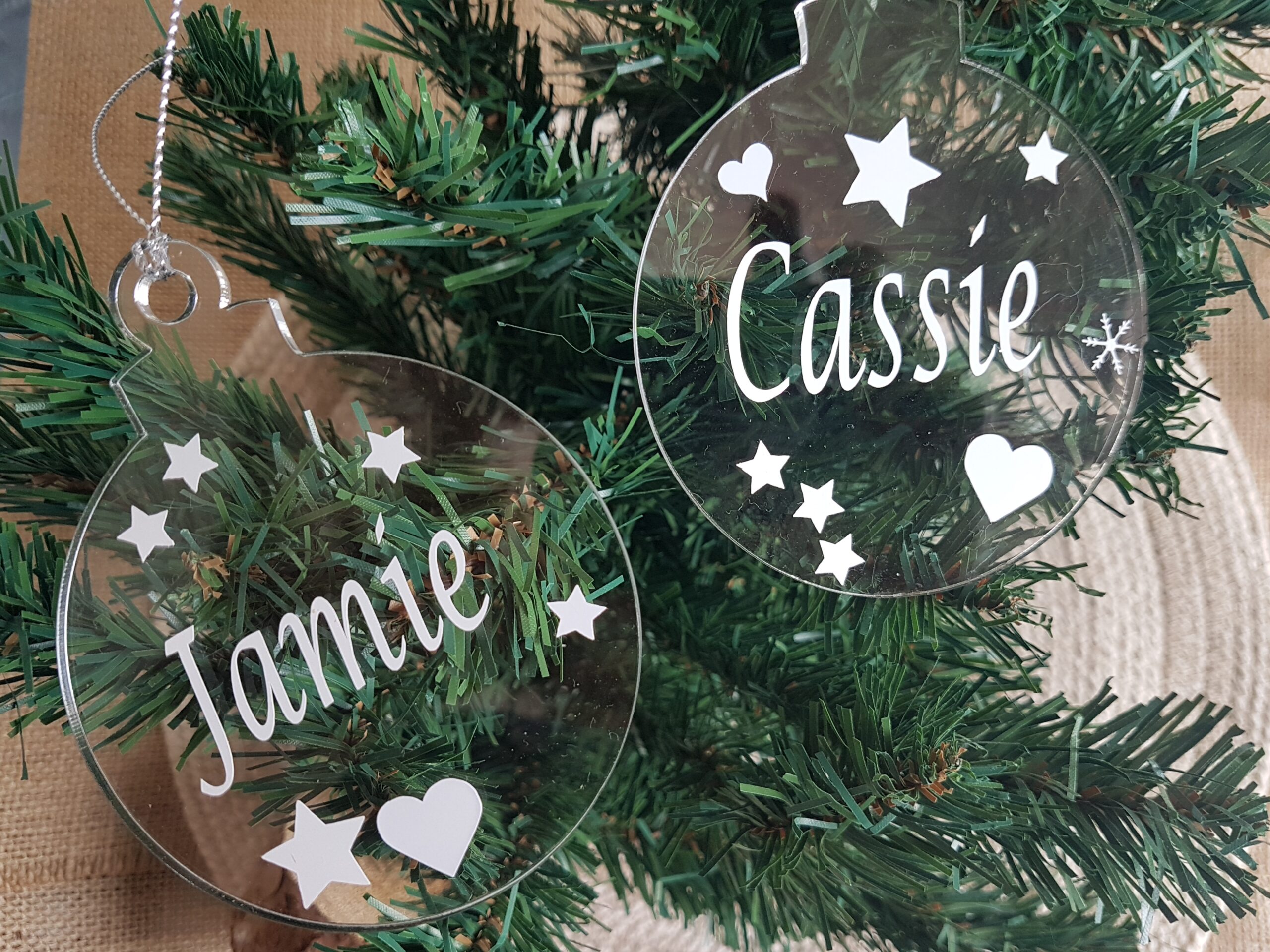 Acrylic Christmas decoration