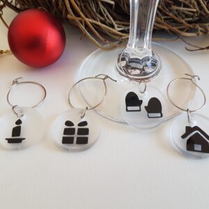 Wine glass tags