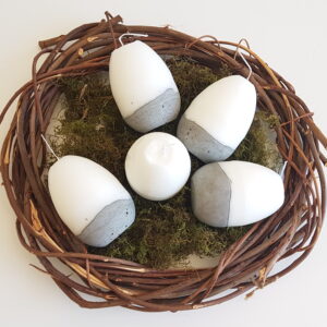 Cement based candles