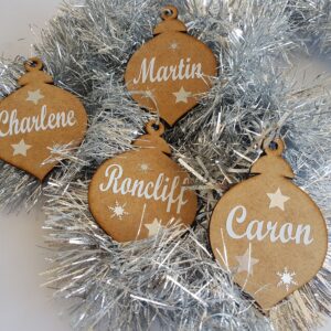 MDF Christmas decorations