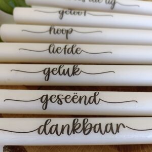 Gratitude candles
