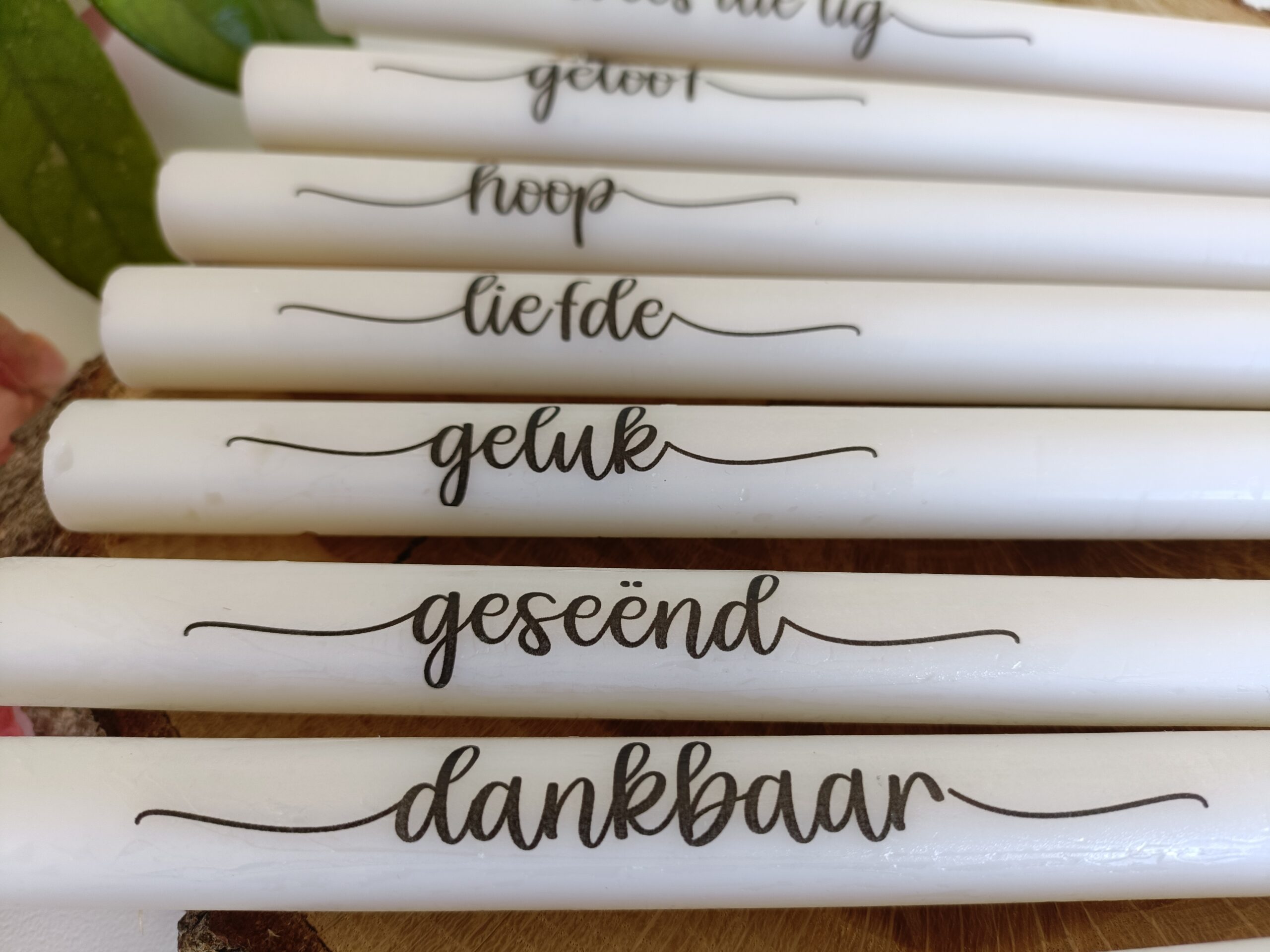 Gratitude candle