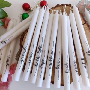 Gratitude candles