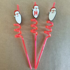 Santa straws