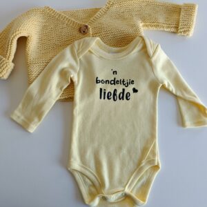 Baby onesie & cardigan set
